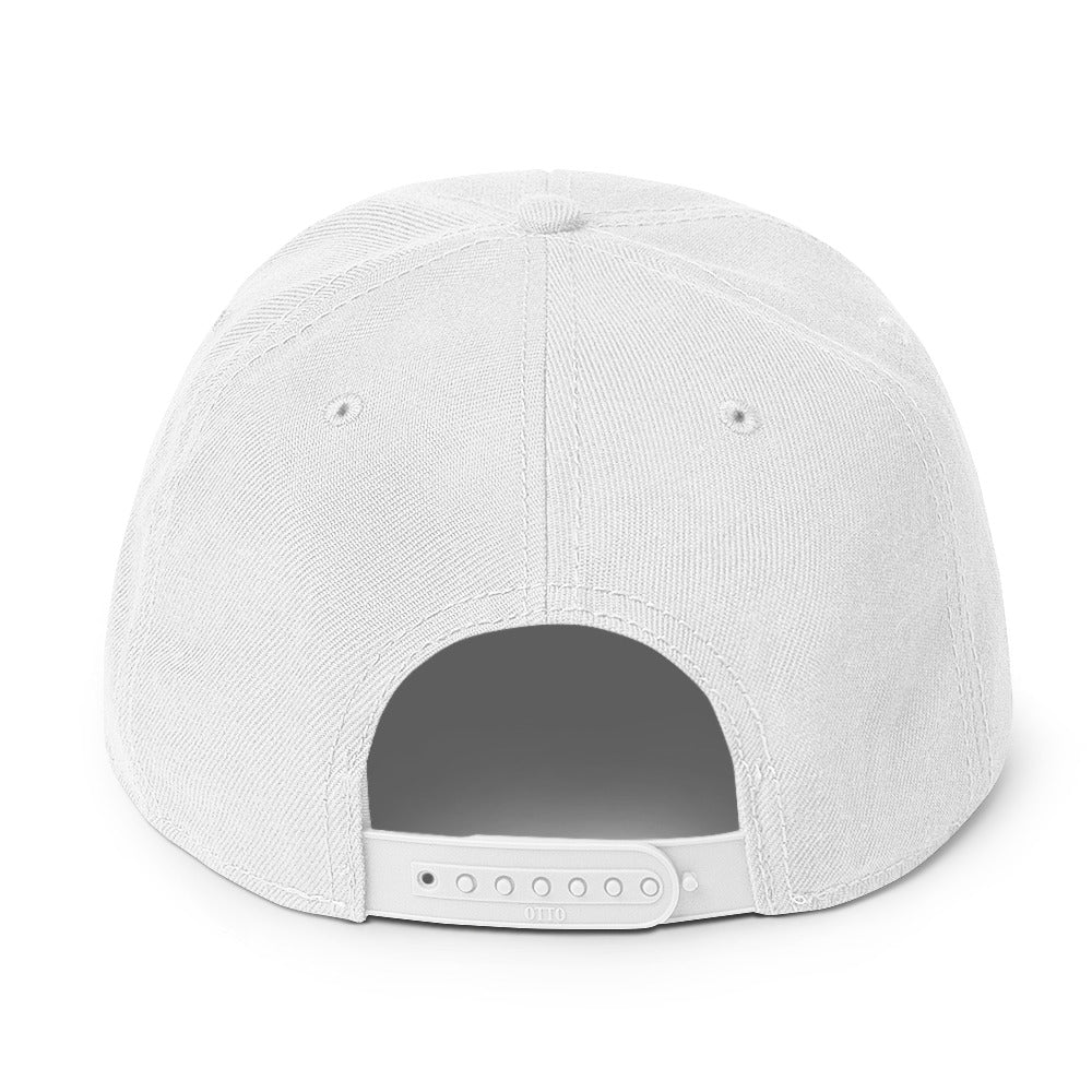 Upside-down Vandals Snapback Hat - Red