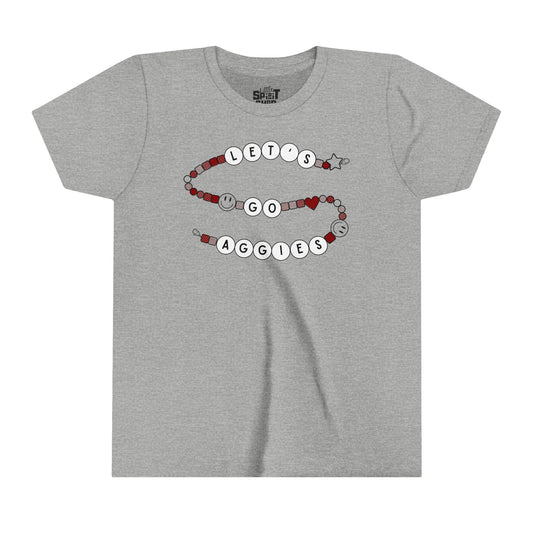 Let’s Go Aggies Maroon Friendship Bracelet T-Shirt